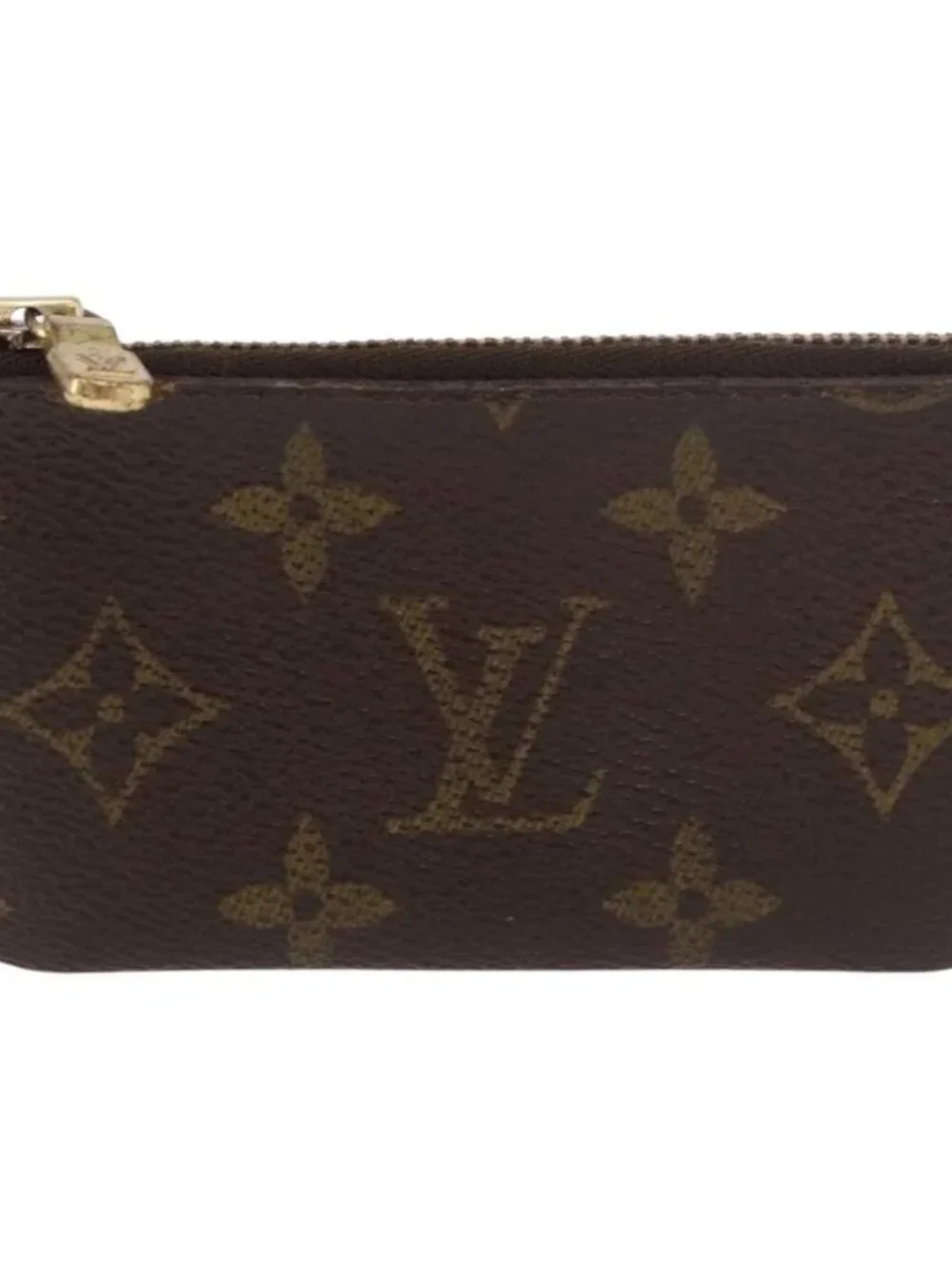 LOUIS VUITTON Monogram Pochette Cles Coin Purse M62650 LV Auth 189161